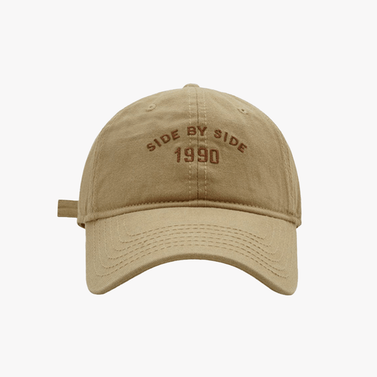CAPRICE "SIDE BY SIDE" EMBROIDERY HAT - Mayfair ModaKhaki