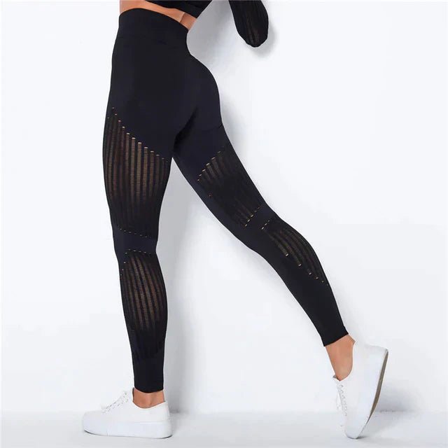 Cherie - Dehnbare Leggings - Mayfair ModaSchwarzXS
