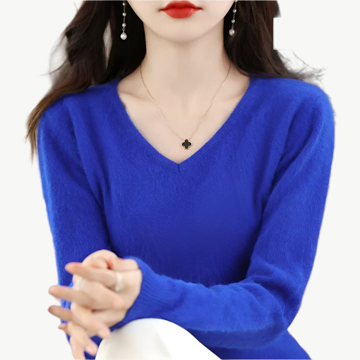 Elena - Schick Sweater - Mayfair ModaKönigsblauS