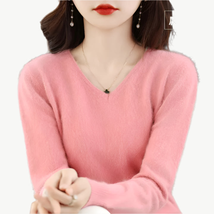 Elena - Schick Sweater - Mayfair ModaPinkS