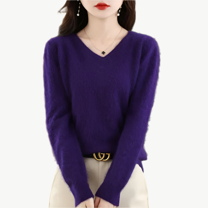 Elena - Schick Sweater - Mayfair ModaViolettS