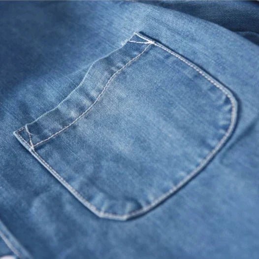 Elias - Klassisches Denim - Polo - Mayfair ModaHellblauS