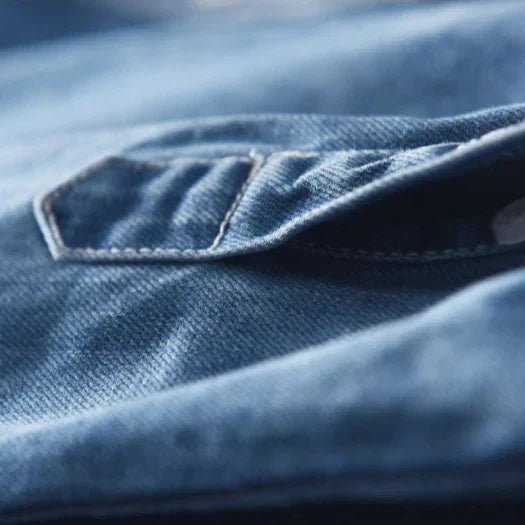 Elias - Klassisches Denim - Polo - Mayfair ModaHellblauS