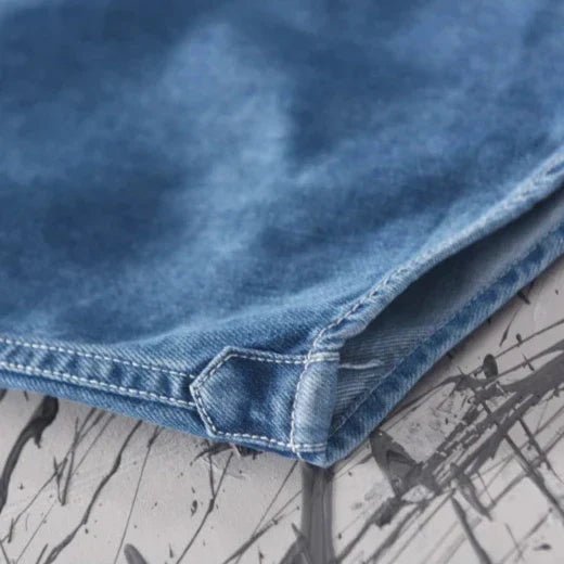 Elias - Klassisches Denim - Polo - Mayfair ModaHellblauS