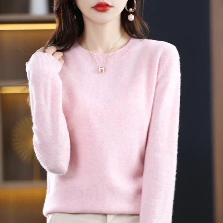 Elle - Schicker, stylischer Sweater - Mayfair ModaBlassrosaS