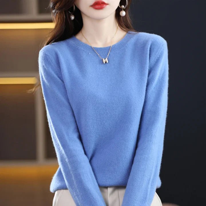 Elle - Schicker, stylischer Sweater - Mayfair ModaBlauS