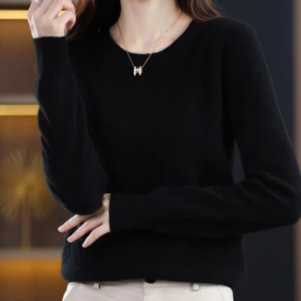 Elle - Schicker, stylischer Sweater - Mayfair ModaSchwarzS