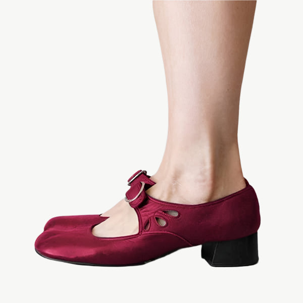 Ema - Strapazierfähige Ledersandalen - Mayfair ModaRot34