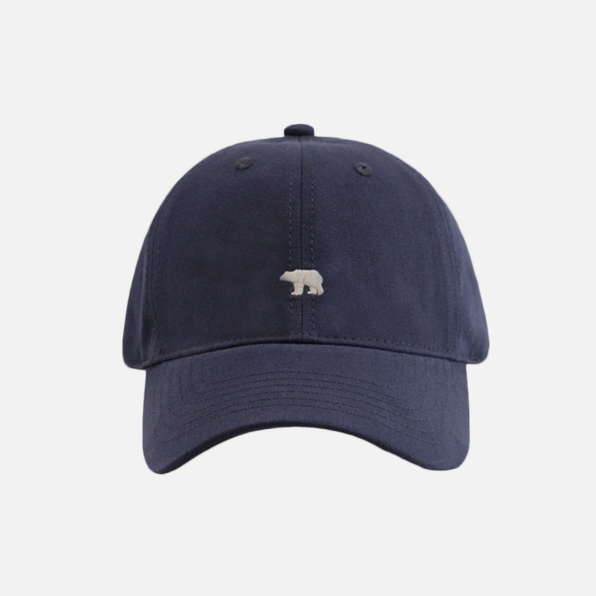 EMBROIDERY POLAR BEAR CAP - Mayfair ModaGrau