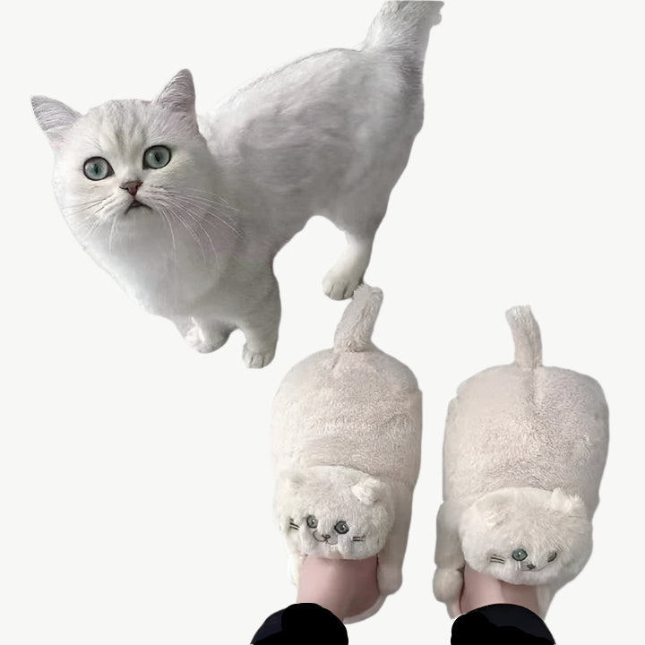 Enya - Kuschelige Katzenpantoffeln - Mayfair ModaRegenbogen6