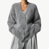 Era - Luxuriöse Strickjacke - Mayfair ModaBraunS