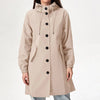 Fawn - Regenmantel mit Kapuze - Mayfair ModaKhakiS - 36 EU