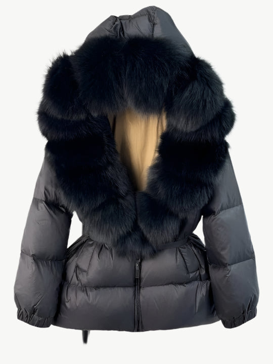 Femmora – Kapuzen - Pufferjacke - Mayfair ModaDavy's Gray | SchwarzS (EU36)