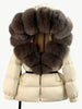 Femmora – Kapuzen - Pufferjacke - Mayfair ModaHolländisch Weiß | Rose EbenholzS (EU36)