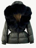 Femmora – Kapuzen - Pufferjacke - Mayfair ModaMoosgrau | SchwarzS (EU36)