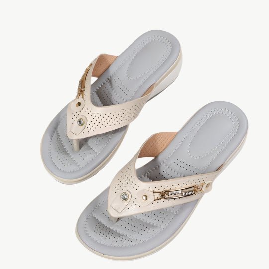 Franza - Orthopädische Sandalen - Mayfair ModaBeige35