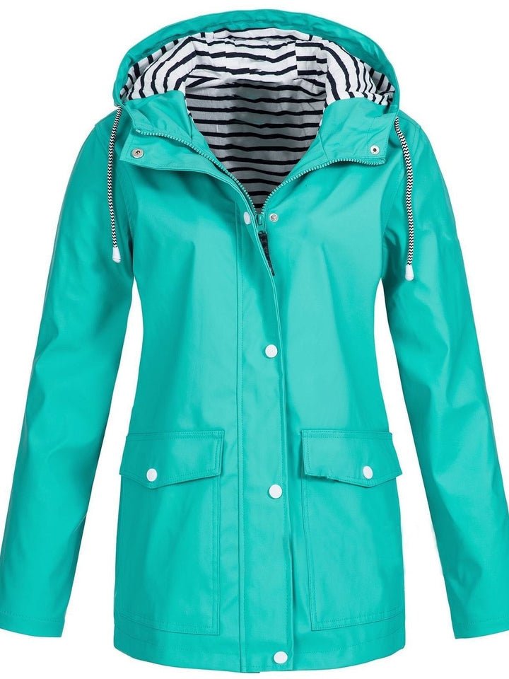 Froselle - Wasserdichten und Winddichten Jacke - Mayfair ModaTiffany - BlauS