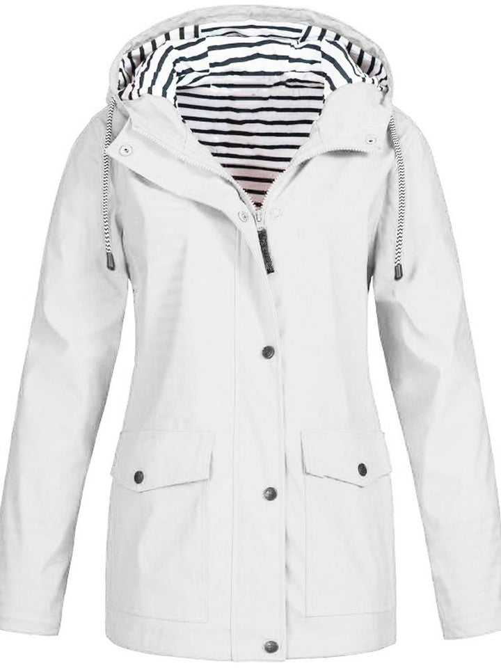 Froselle - Wasserdichten und Winddichten Jacke - Mayfair ModaWeißS