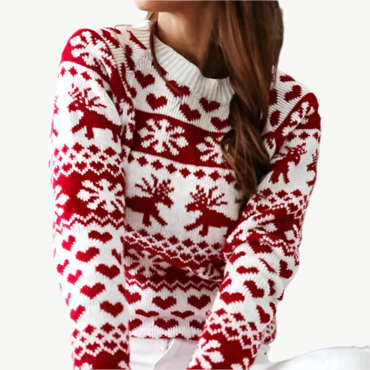 Gilda - Weicher, kuscheliger Sweater - Mayfair ModaWeißS