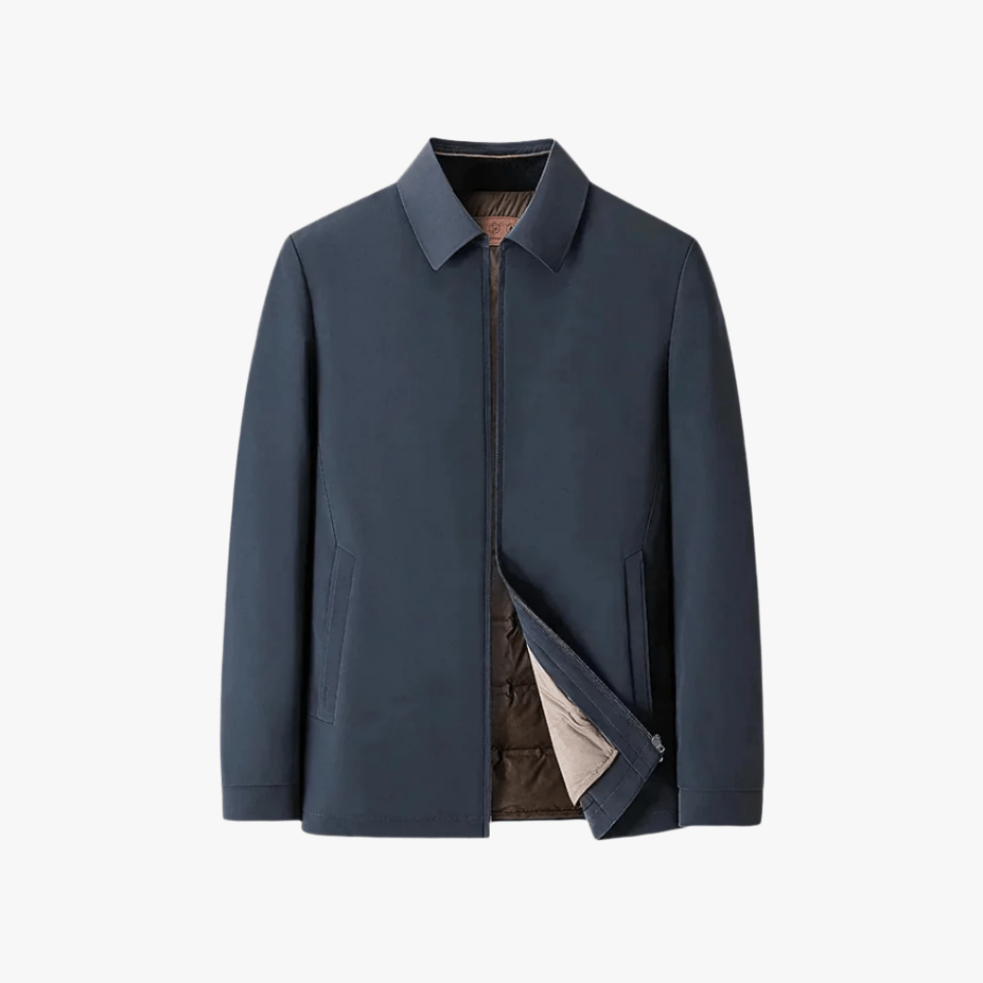 GOOSE DOWN JACKET - Mayfair ModaMarineblauL