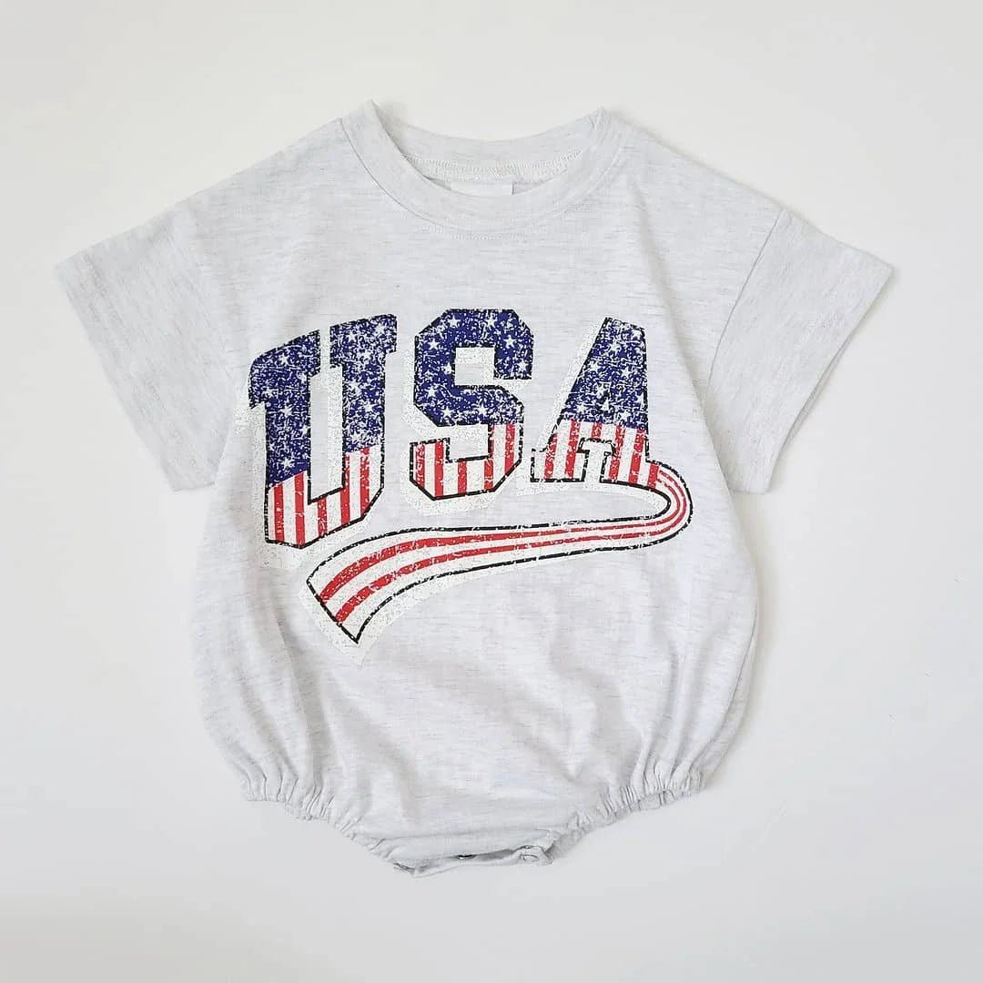 Grunge - Stil Bodysuit aus 100% Bio - Baumwolle für Kinder – Atmungsaktiv & Hypoallergen - Mayfair ModaBraun0 - 3M