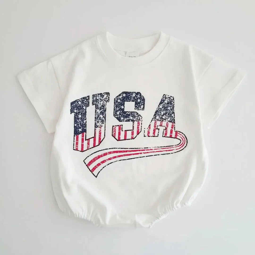 Grunge - Stil Bodysuit aus 100% Bio - Baumwolle für Kinder – Atmungsaktiv & Hypoallergen - Mayfair ModaBraun0 - 3M