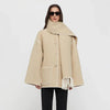 Hapi - Modischer, warmer Mantel mit Schal - Mayfair ModaBeigeXS