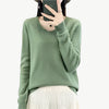 Hazel - Luxuriöser Pullover aus Merinowolle - Mayfair ModaTürkisM