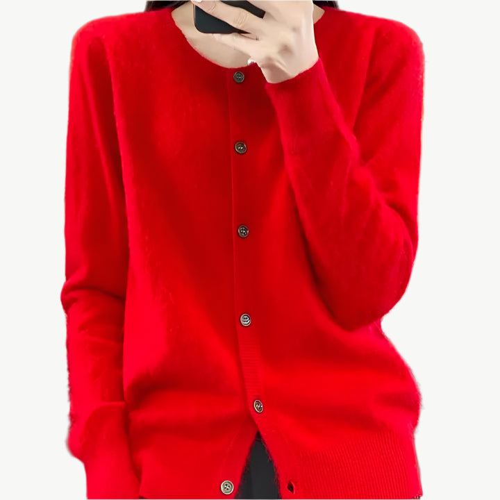 Hira - Weiche, warme Strickjacke - Mayfair ModaRotS