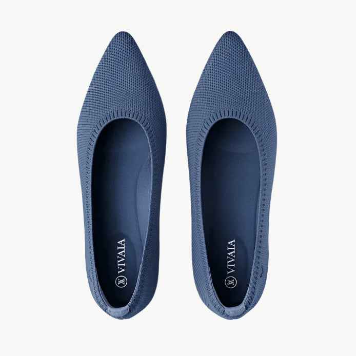 Ida - Schicke, bequeme Flats - Mayfair ModaMarineblau36