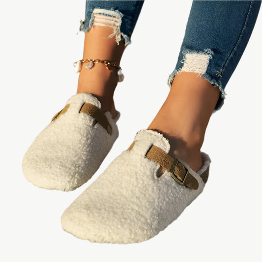 Inara - Flauschige Hausschuhe - Mayfair ModaBeige36