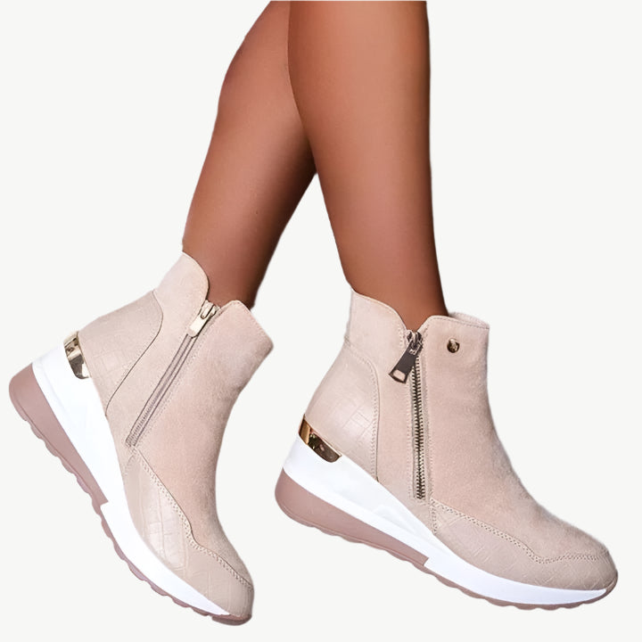 Iris - Gemütlich & stilvoll Stiefel - Mayfair ModaBeige34