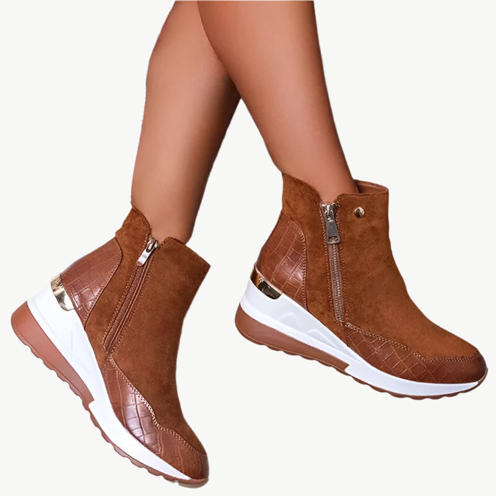 Iris - Gemütlich & stilvoll Stiefel - Mayfair ModaBraun34