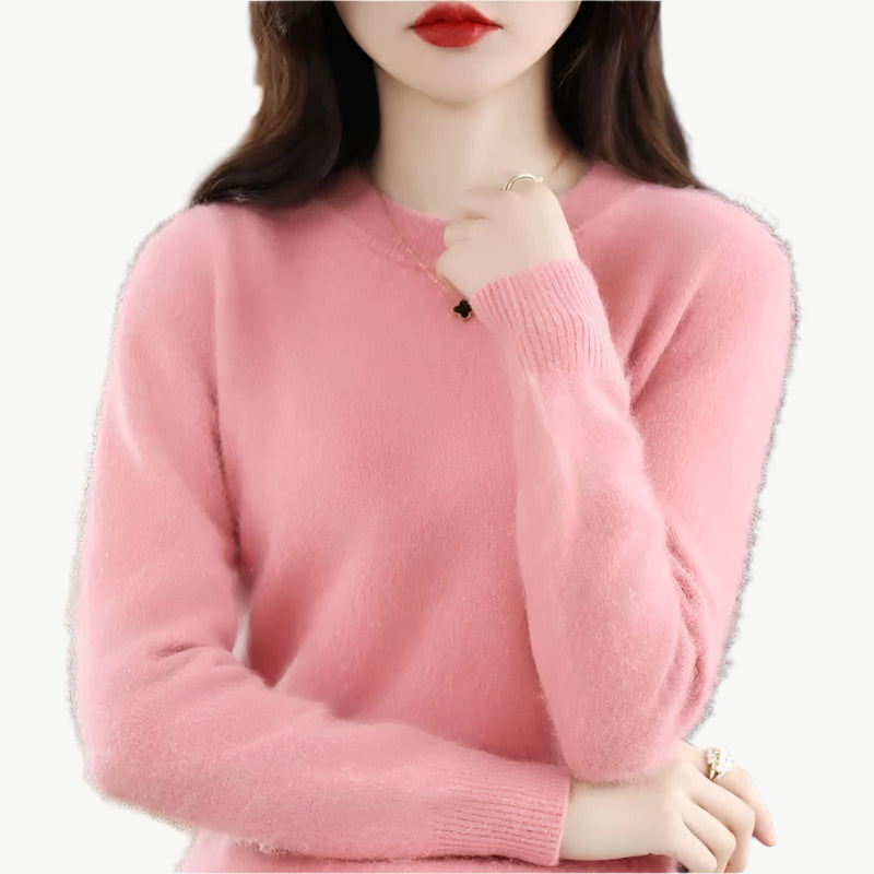 Isella – Kaschmir O - Ausschnitt Pullover - Mayfair ModaRosaS