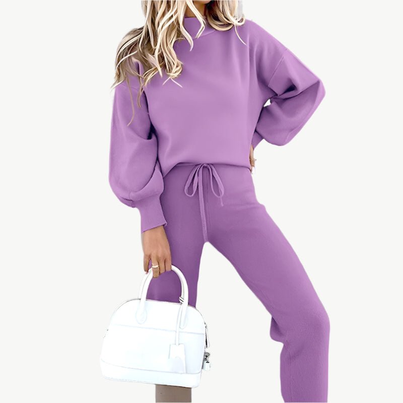 Jezebel - Modernes Pullover - und Hosenset - Mayfair ModaLilaS