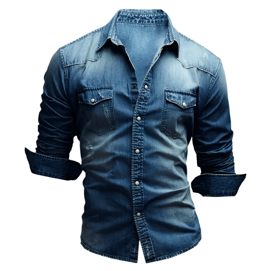 Juni – Denim - Polo - Mayfair ModaDunkelblauS