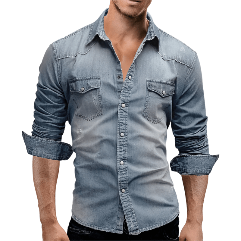 Juni – Denim - Polo - Mayfair ModaHellblauS