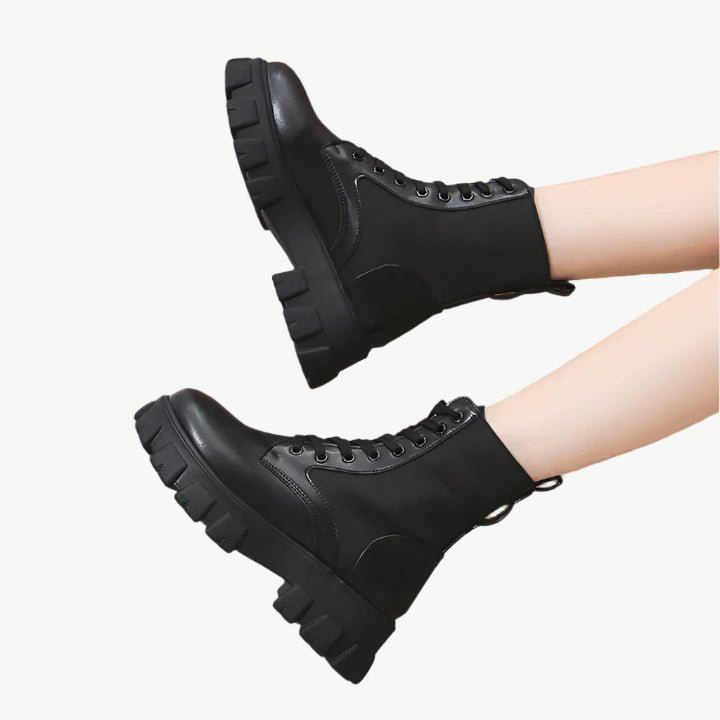 Kally - Trendige Stiefel - Mayfair ModaKhakischwarz35