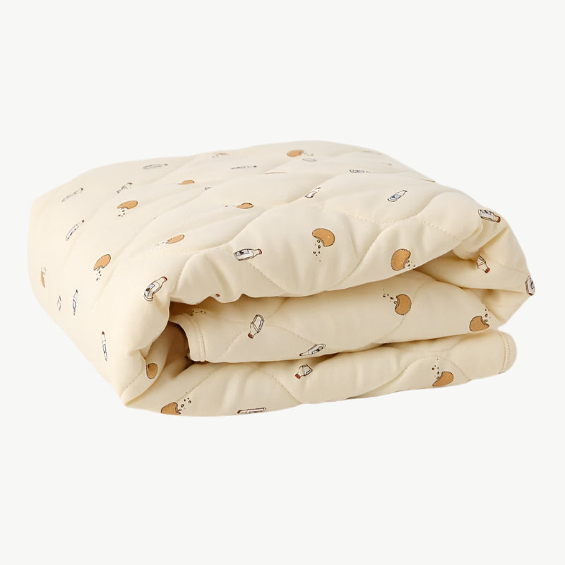 Kuschelige Bio - Baumwoll - Decke – Hypoallergen & Umweltfreundlich mit Niedlichen Drucken - Mayfair ModaMilchflasche85 x 100cm