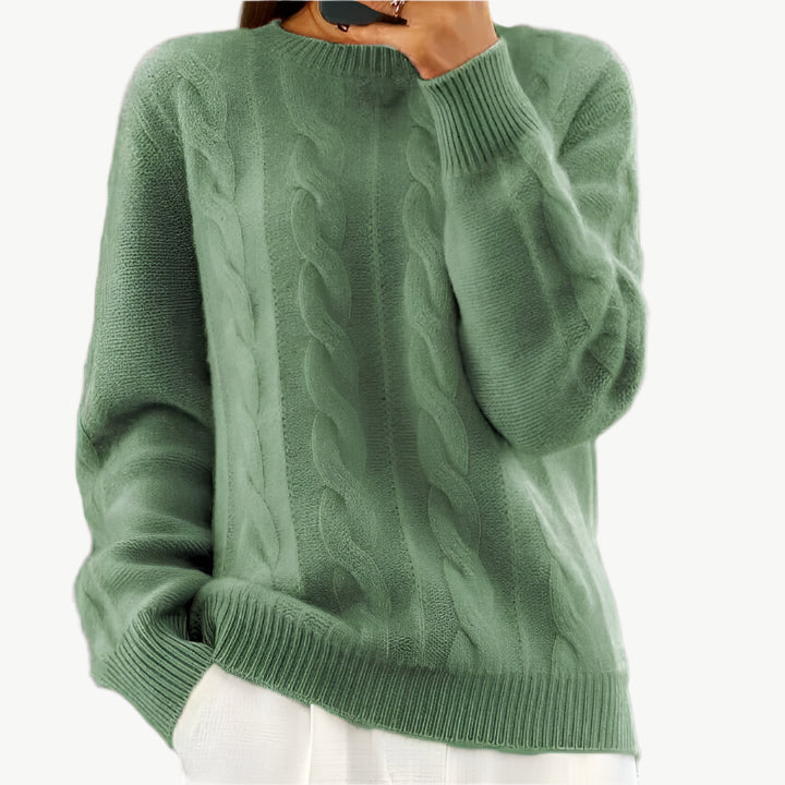 Laine - Warmer Sweater - Mayfair ModaGrünS