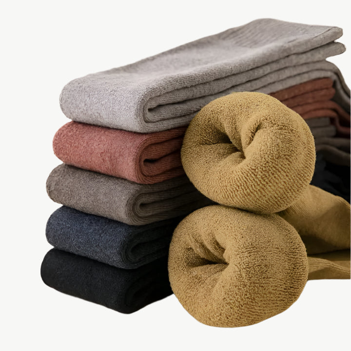 Lenora - Gemütliche Overknee - Socken - Mayfair ModaDunkelgrau36