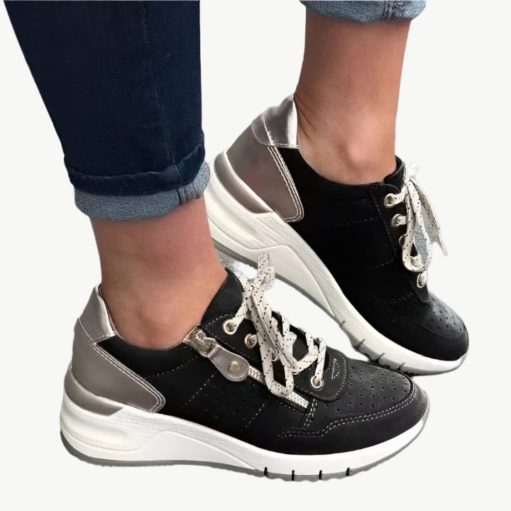 Lila - Vielseitige, rutschfeste Schuhe - Mayfair ModaSchwarz36