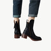 Lilith - Elegante Lederstiefeletten - Mayfair ModaSchwarz35