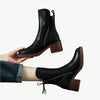 Lilith - Elegante Lederstiefeletten - Mayfair ModaSchwarz35