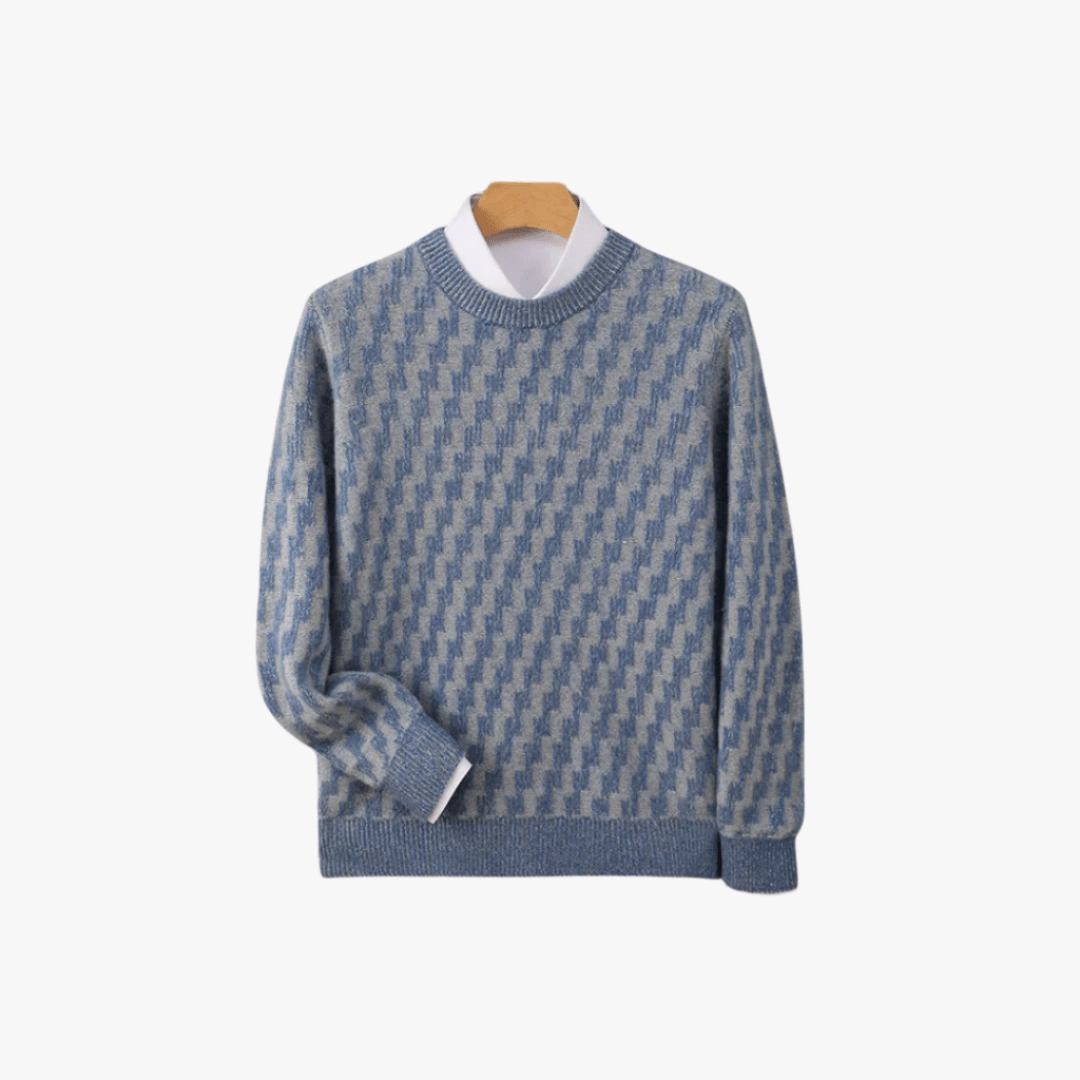 LUXURY WOOL SWEATER - Mayfair ModaAquamarinS