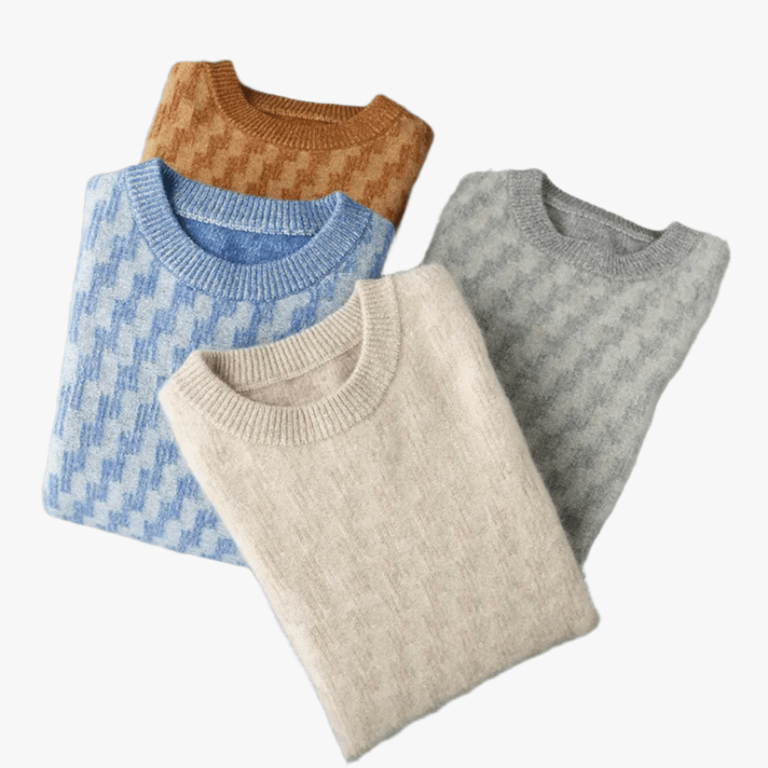 LUXURY WOOL SWEATER - Mayfair ModaAquamarinS