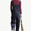 Magda - Stilvoller Overall mit weitem Bein - Mayfair ModaDunkelblauS