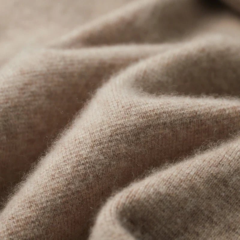 Merino Woll - Strickjacke Pullover - Mayfair ModaDunkelgrünS