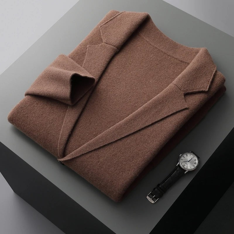 Merino Woll - Strickjacke Pullover - Mayfair ModaKaffeeS