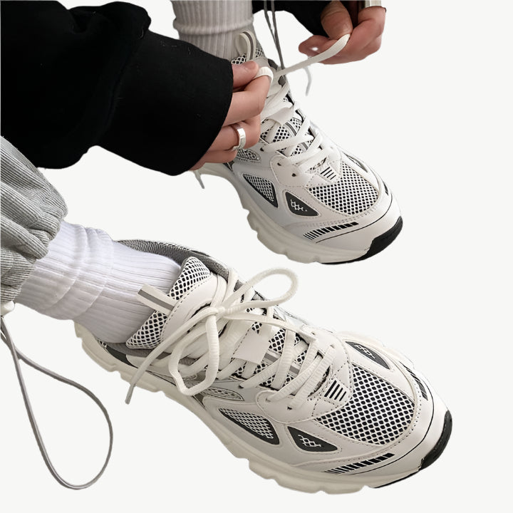 Merry - Trendige Turnschuhe! - Mayfair ModaGrauweiß35